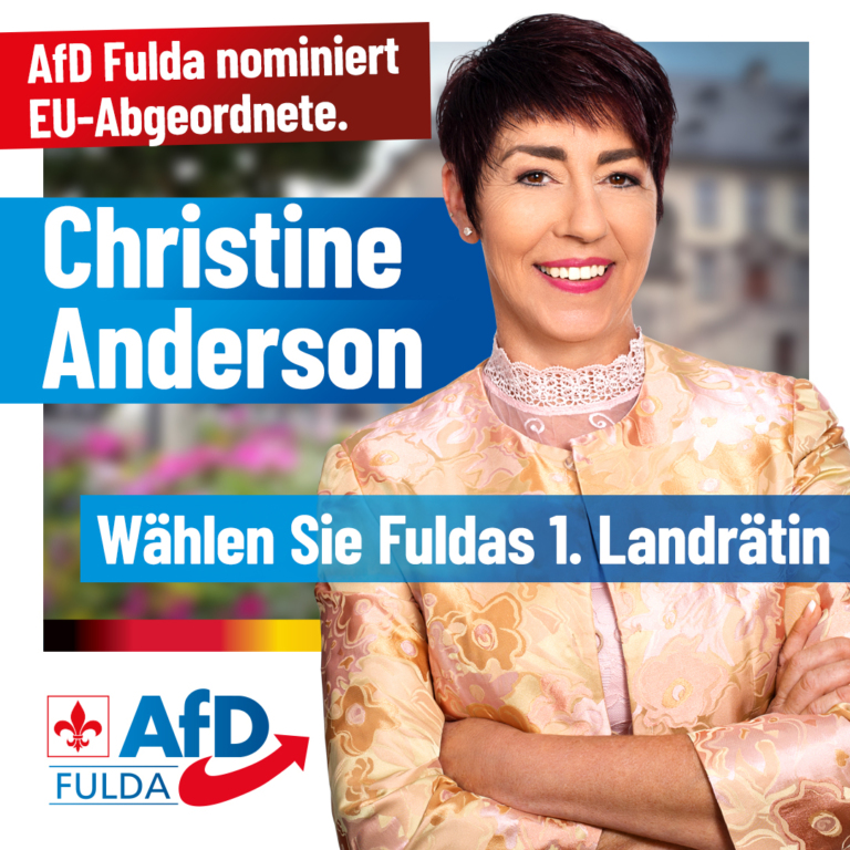 AfD Fulda nominiert EU-Abgeordnete Christine Anderson als ...